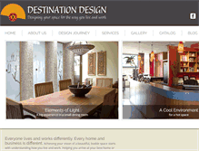 Tablet Screenshot of destinationdesign.net